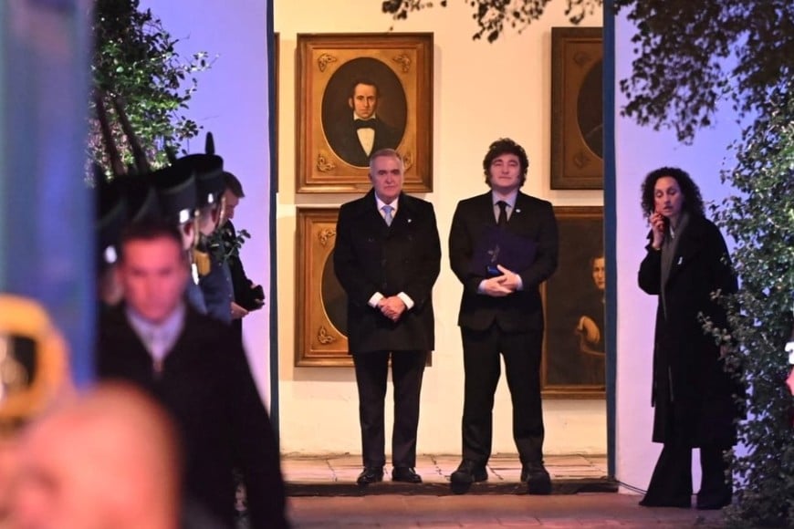 Oslvado Jaldo recibió a Javier Milei. Crédito: Gobierno de Tucumán