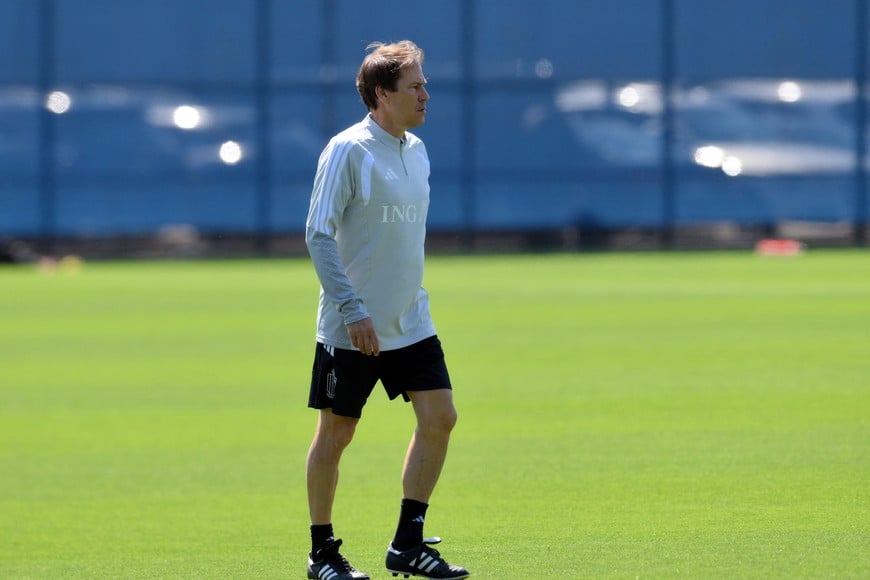Soccer Football - FIFA World Cup 2026 - Belgium Training - Seattle Sounders FC Performance Centre and Clubhouse, Renton, Washington, U.S. - July 7, 2026
Belgium coach Rudi Garcia during training IMAGN IMAGES via Reuters/Steven Bisig