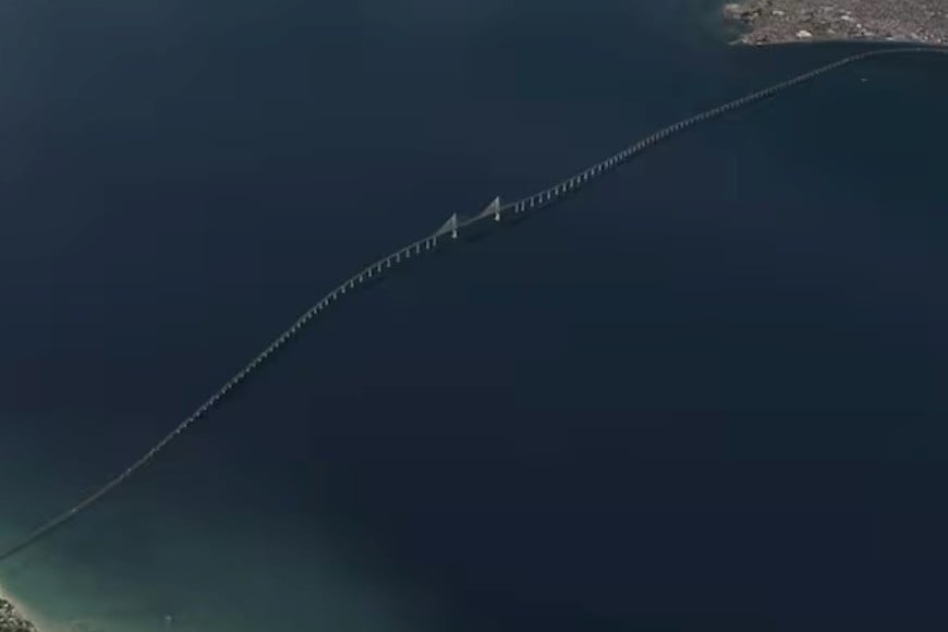El viaducto tendrá 12,4 kilómetros de extensión sobre la Bahía de Todos los Santos