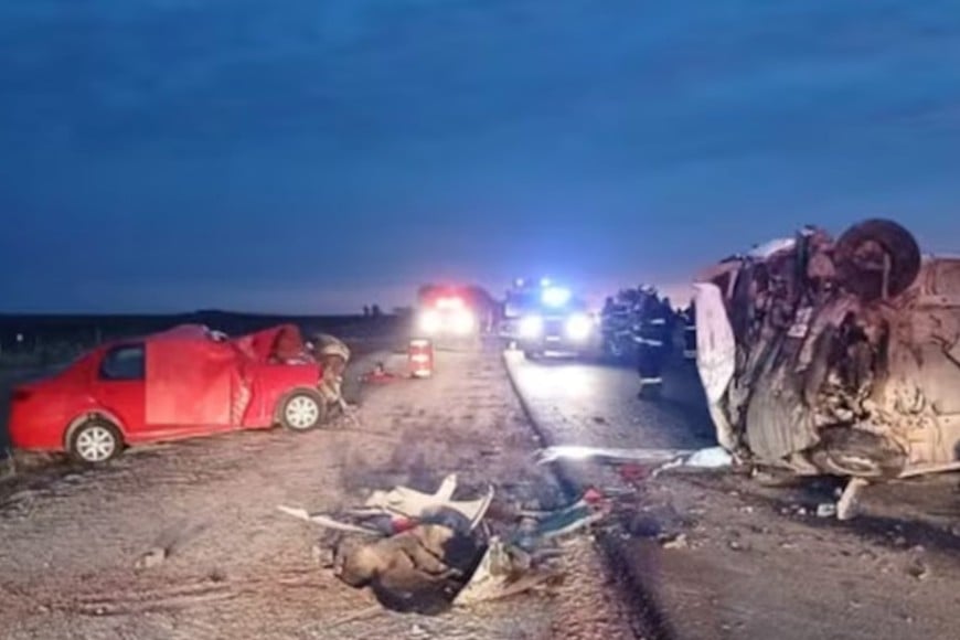 Tras el accidente se desplegó un importante operativo