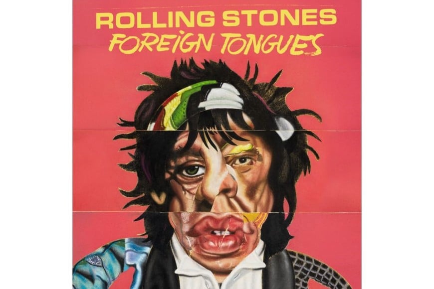 Portada de “Foreign Tongues”, de The Rolling Stones, creada por el artista estadounidense Nathaniel Mary Quinn.