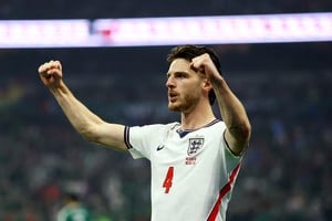 Declan Rice fue aislado por un virus estomacal y es duda para los cuartos de final. Foto: Reuters