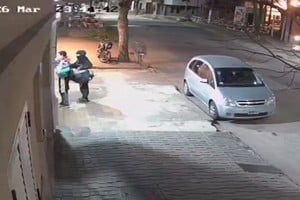 Captura de uno de los videos de las cámaras de seguridad.