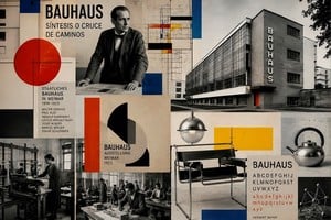"El objetivo final de toda actividad plástica es la construcción", Walter Gropius. Manifiesto de la Bauhaus, 1919.