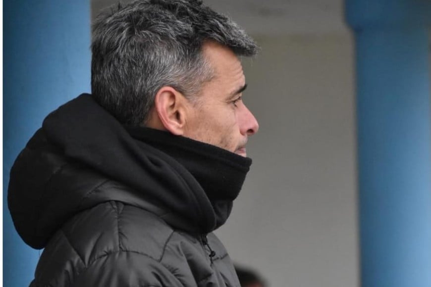Preocupado: Iván Juárez, DT de Rafaela