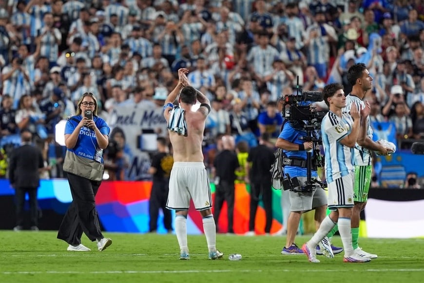 Argentina ganó otra vez y está en las semifinales. Foto: Fernando Nicola