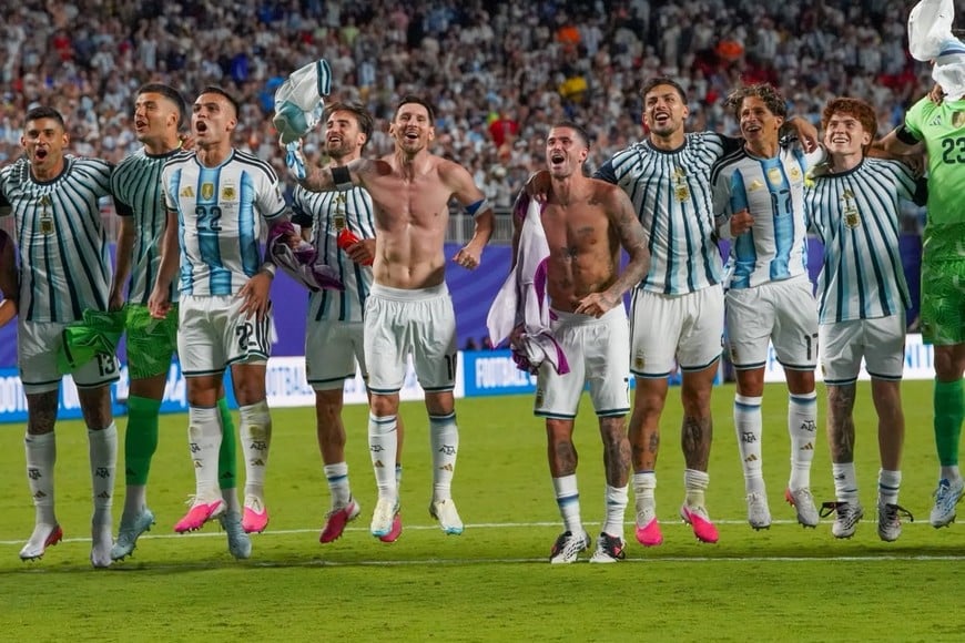 Argentina ganó otra vez y está en las semifinales. Foto: Fernando Nicola