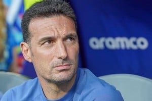 Lionel Scaloni no le escapó a la autocrítica y fue el primero en reconocer que el equipo no jugó para nada bien. Foto: Fernando Nicola