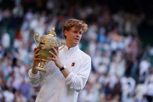 Jannik Sinner es bicampeón de Wimbledon. Foto: Reuters.