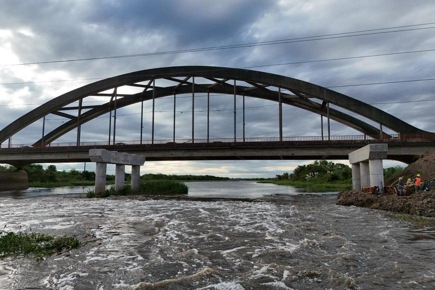 El histórico Puente Carretero que conecta Santa Fe y Santo Tomé. Crédito: Fernando Nicola.