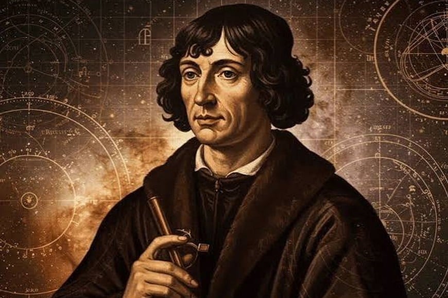 Nicolás Copérnico, políglota y polímata renacentista polaco, activo como matemático, astrónomo y canónigo católico. Formuló la teoría heliocéntrica del sistema solar (concebida antiguamente por Aristarco de Samos). Es el referente citado por Kant en su obra máxima.