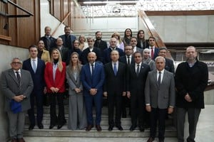 Ante diplomáticos y empresarios, Santa Fe presentó Bussines Forum en la Casa de la provincia en CABA. Foto: Gobierno de Santa Fe