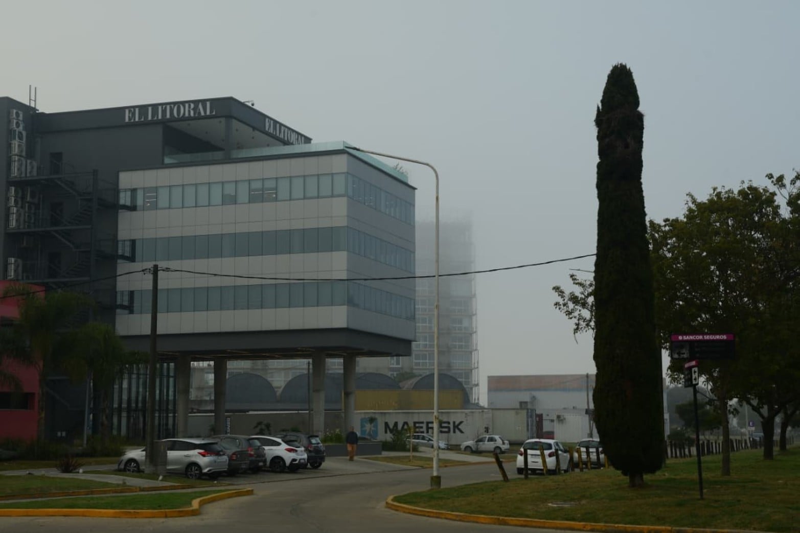 Santa Fe amaneció cubierta por una intensa niebla. Créditos: Guillermo Di Salvatore