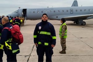 Darío Rojas es bombero voluntario y desde hace 4 años se sumó a la Brigada USAR. Fue uno de los 40 rescatistas de la provincia que estuvo en Venezuela. Foto: Gentileza