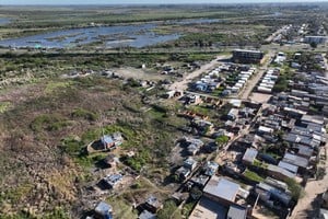 La foto, de 2023. Preocupaba la cantidad de asentamientos irregulares. Foto: Fernando Nicola