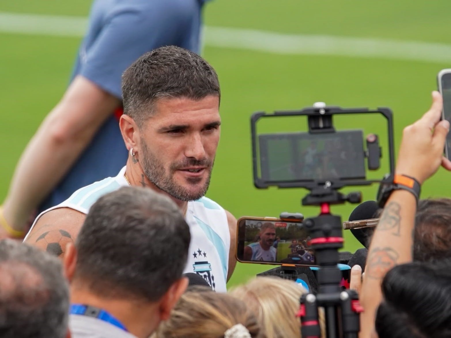 De Paul: "Estos partidos me generan mucha adrenalina"