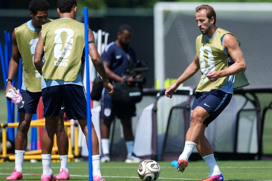 Soccer Football - FIFA World Cup 2026 - England Training - Swope Soccer Village, Kansas City, Missouri, U.S. - July 14, 2026
England's Harry Kane during training IMAGN IMAGES via Reuters/Jay Biggerstaff