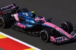 Franco Colapinto durante la clasificación del Gran Premio de Bélgica 2025 en Spa-Francorchamps.