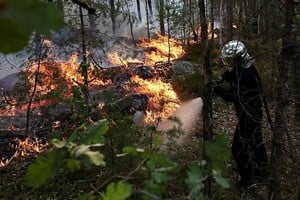 Bomberos franceses trabajaron durante días para contener los principales focos del fuego.