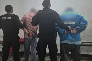 Los detenidos (padre e hijo) quedaron alojados en sede policial. Foto: Gentileza