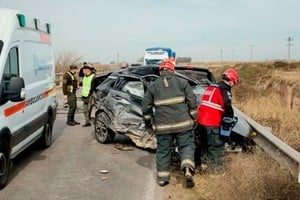 Cinco vehículos estuvieron involucrados en el impacto.