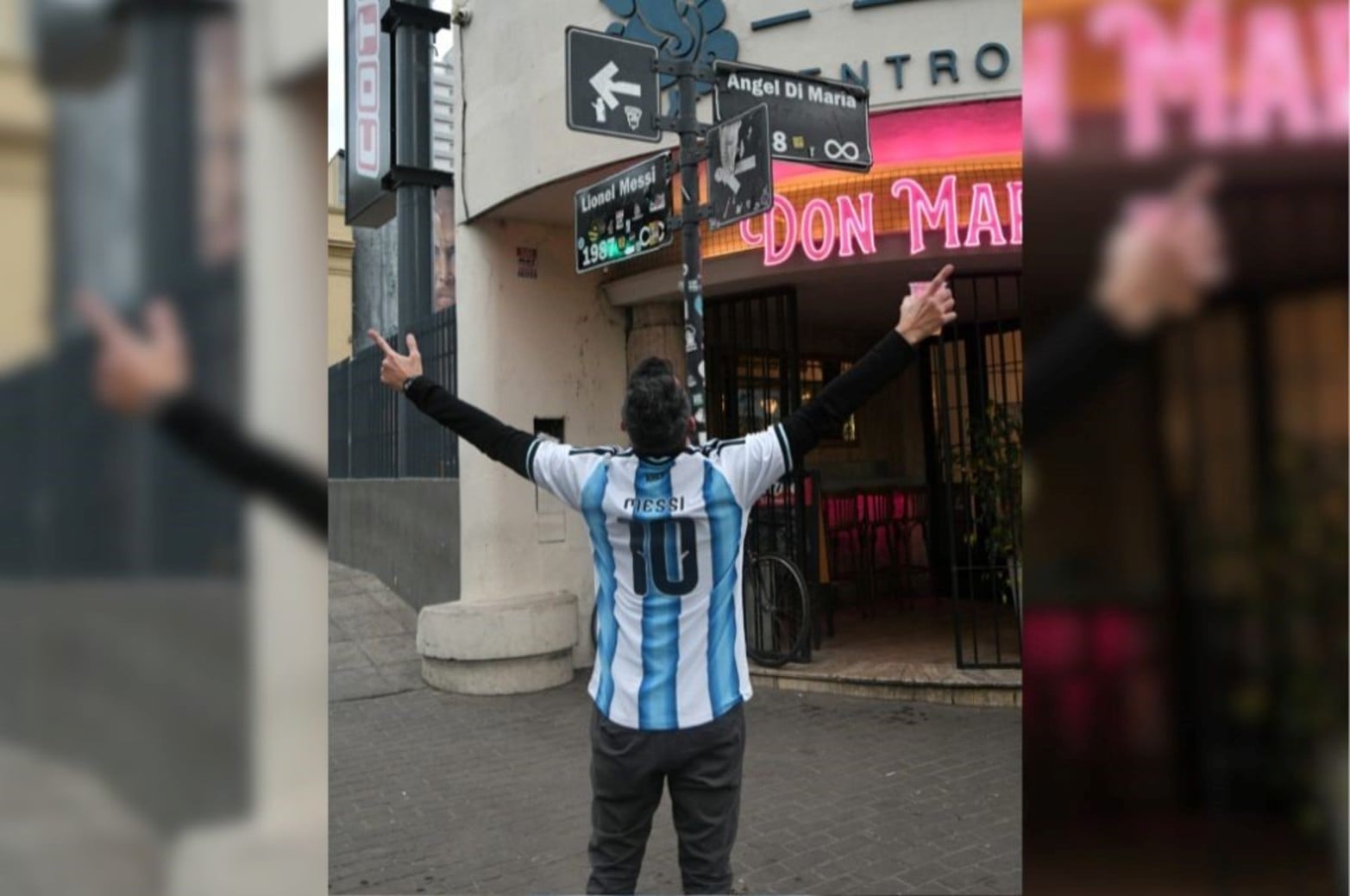 Santa Fe festeja en bulevar la clasificación de Argentina a la final de la Copa del Mundo 2026.