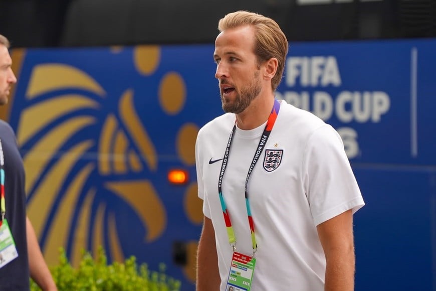 Harry Kane | Así llegaron al estadio la selección Argentina e Inglaterra. Foto: Fernando Nicola