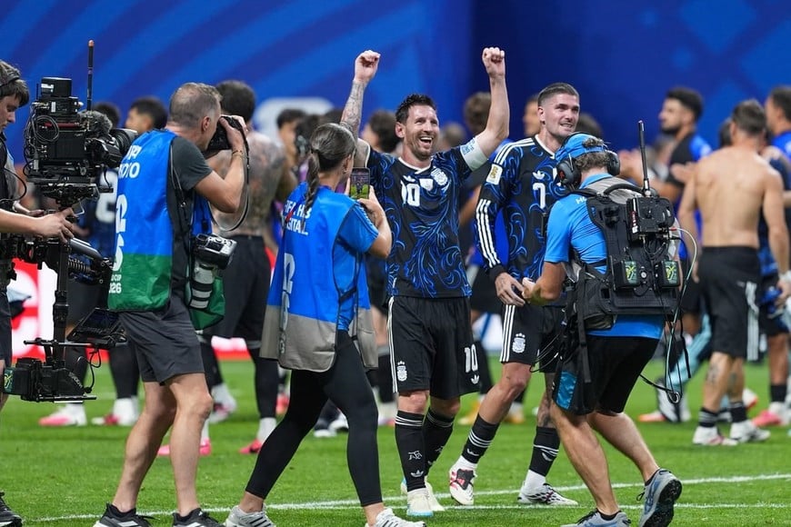 Argentina y una victoria épica contra Inglaterra. Foto: Fernando Nicola