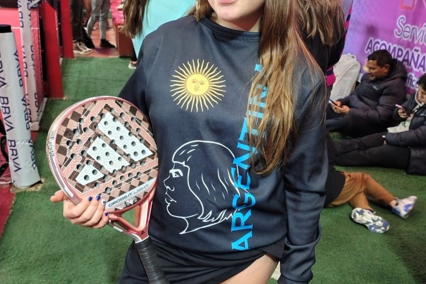 Campeona. Con 12 años ya ha logrado torneos importantes.