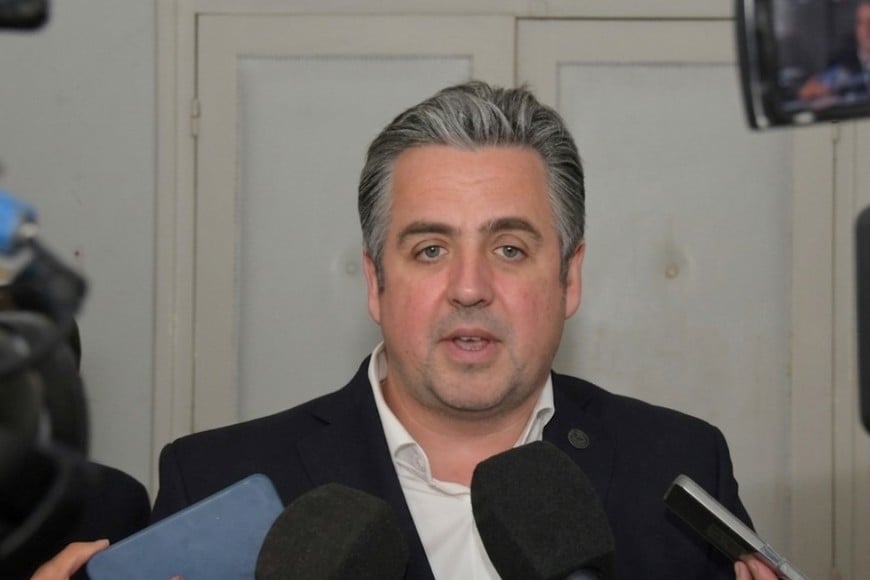 Pablo Cococcioni, ministro de Justicia y Seguridad de la provincia de Santa Fe. Foto: Manuel Fabatía.