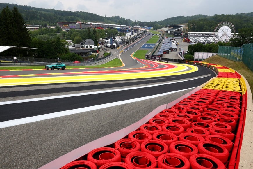 FILE PHOTO: Formula One F1 - Belgian Grand Prix - Circuit de Spa-Francorchamps, Stavelot, Belgium - July 24, 2025
A general view of the circuit ahead of the Belgian Grand Prix REUTERS/Yves Herman/File Photo