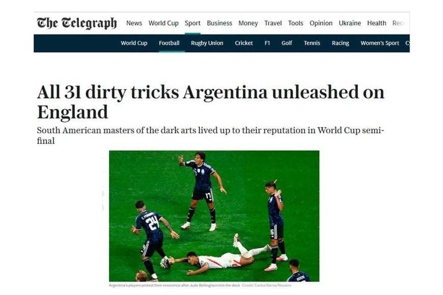 El artículo inglés puntualizó los momentos polémicos.