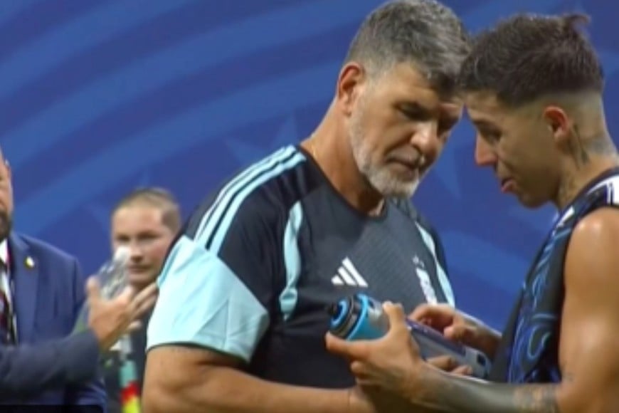 El hallazgo permitió observar el trabajo previo que realizan los seleccionados antes de cada partido