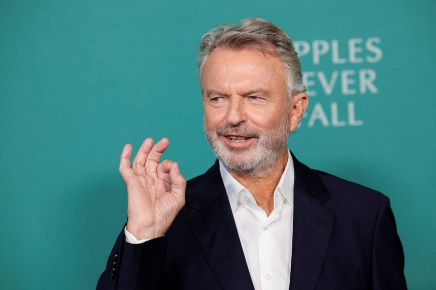 FILE PHOTO: Sam Neill attends a premiere of the television series 'Apples Never Fall', in Los Angeles, California, U.S. March 12, 2024. REUTERS/Mario Anzuoni/File Photo