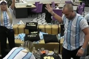 El accidente de Emanuel Di Gioia durante la celebración.