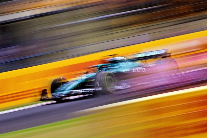 Formula One F1 - Hungarian Grand Prix - Hungaroring, Budapest, Hungary - August 3, 2025
Aston Martin's Lance Stroll in action during the race REUTERS/Marton Monus TPX IMAGES OF THE DAY