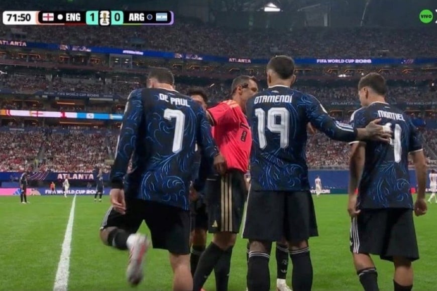 De Paul (7), Otamendi (19) y Montiel (4). 7, julio; 19, día de la final; 4, la posibilidad de la cuarta estrella argentina.