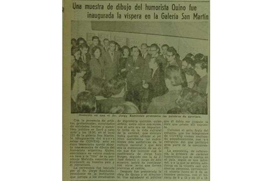 El recorte de El Litoral de 1966. Foto: Archivo