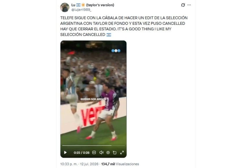 Las swifties festejaron la vuelta de los edits para este Mundial 2026.