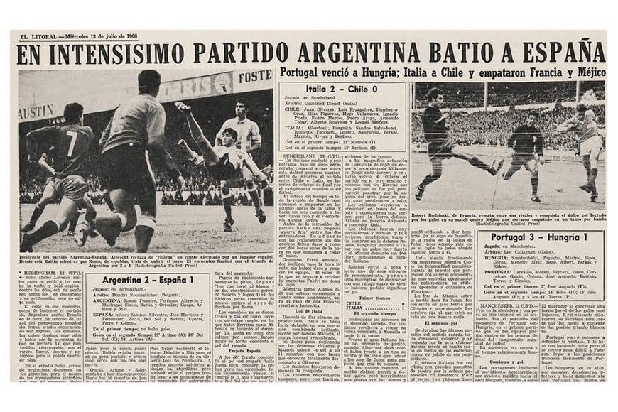 La crónica en El Litoral.