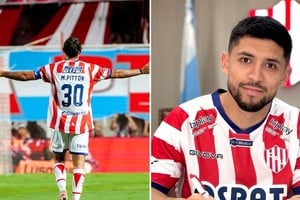 Mauro Pittón y Mauro Luna Diale, protagonistas de la jornada del mercado de pases. Crédito: Prensa Unión