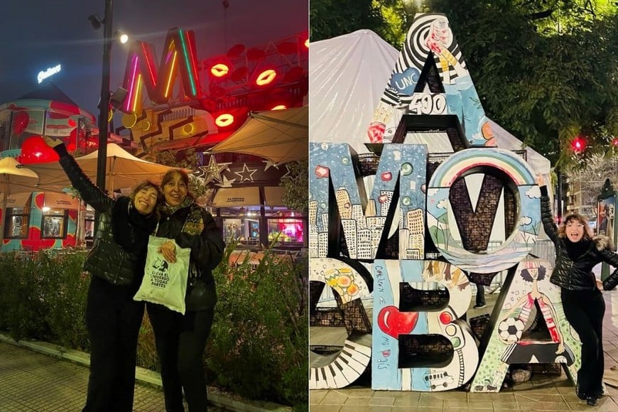 Grossman en Córdoba capital: en el Museo Bar de La Mona y en el típico cartel "Amo CBA".