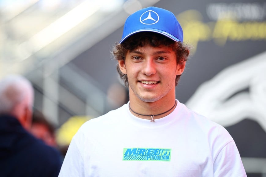 Formula One F1 - Belgian Grand Prix - Circuit de Spa-Francorchamps, Stavelot, Belgium - July 17, 2026
Mercedes' Andrea Kimi Antonelli ahead of practice REUTERS/Sarah Meyssonnier
