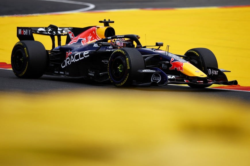 Formula One F1 - Belgian Grand Prix - Circuit de Spa-Francorchamps, Stavelot, Belgium - July 17, 2026
Red Bull's Max Verstappen during practice REUTERS/Sarah Meyssonnier