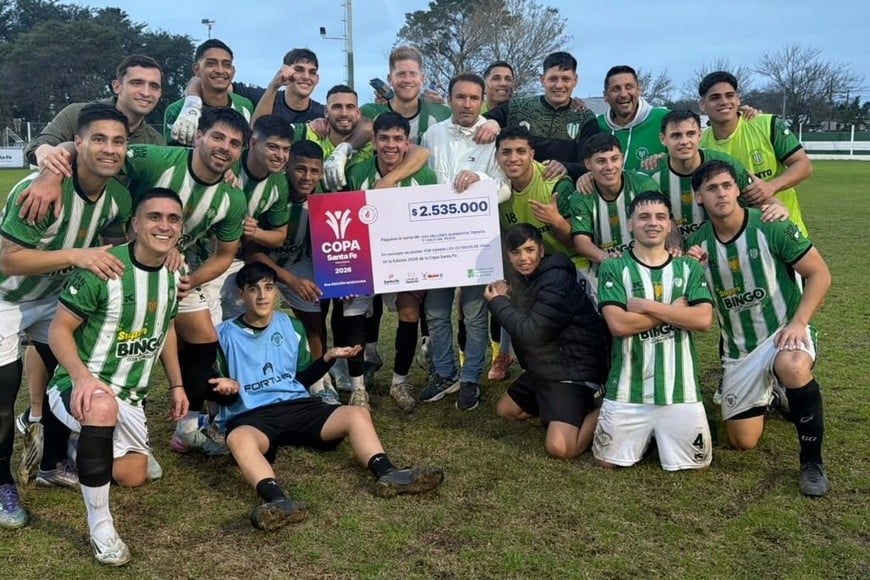 Sanjustino avanzó y espera por 9 de Julio de Rafaela. Foto: Prensa Copa SF.