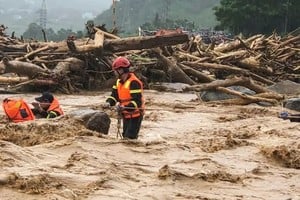 Cuatro muertos deja inundación repentina en Vietnam. Foto: Gentileza