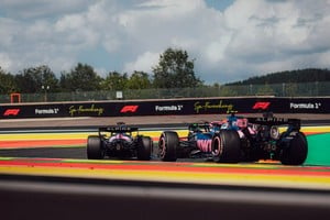 El argentino rescató el décimo puesto en Spa y permitió que el equipo se mantuviera quinto en el Campeonato de Constructores. Foto: Alpine