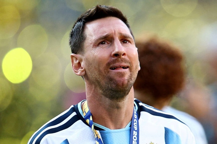 Soccer Football - FIFA World Cup 2026 - Final - Spain v Argentina - New York/New Jersey Stadium, East Rutherford, New Jersey, U.S. - July 19, 2026
Argentina's Lionel Messi looks dejected after losing the World Cup final
REUTERS/Agustin Marcarian