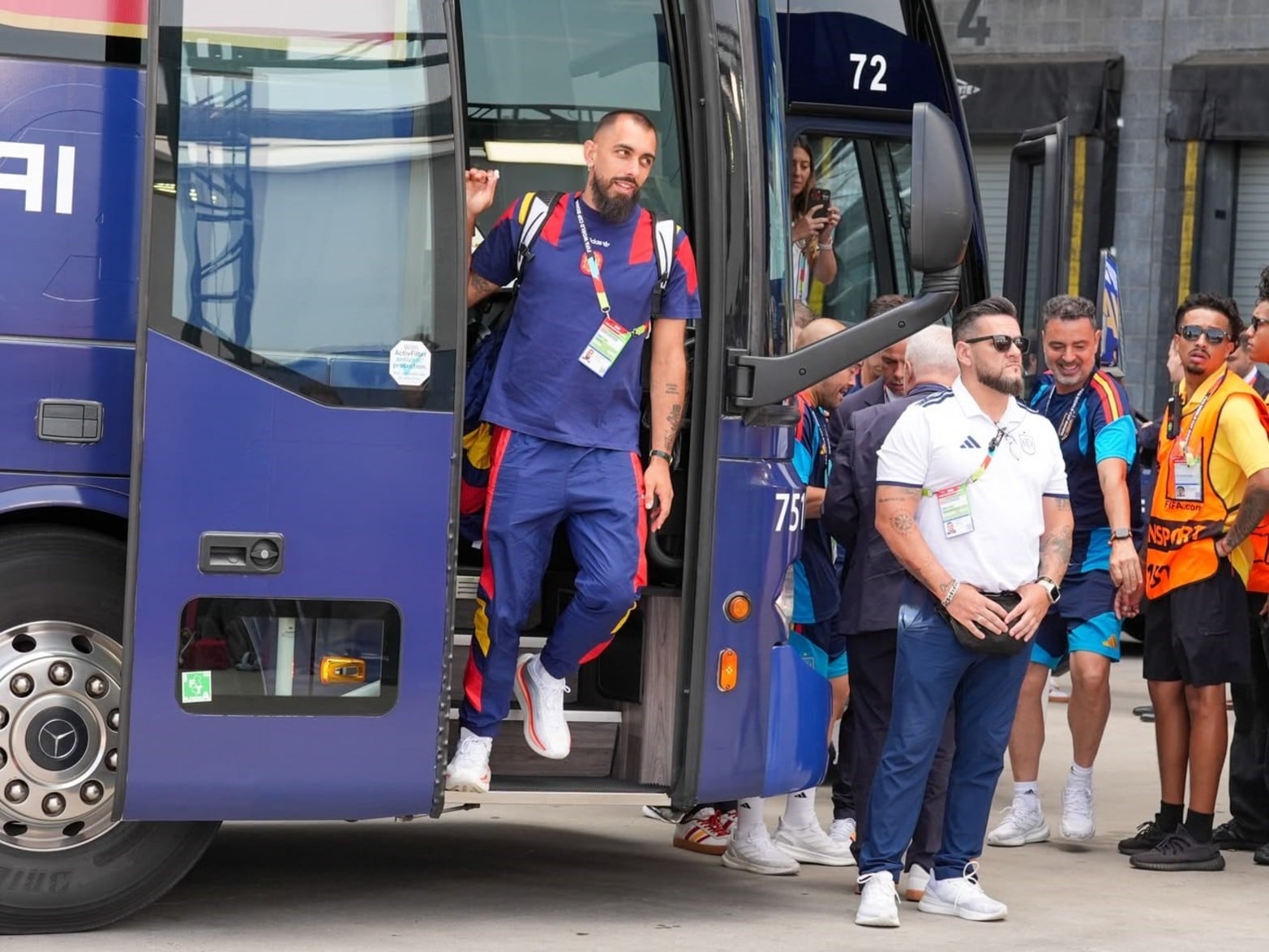 Borja Iglesias | España llegó al MetLife Stadium. Foto: Fernando Nicola