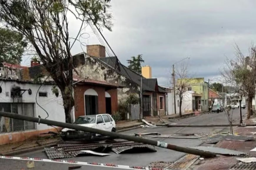 El episodio ocurrió en un contexto de intensas ráfagas de viento
